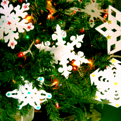 Christmas Snowflake Fold Craft