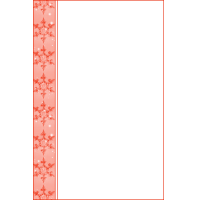 Snowflake Unlined Writing Paper #2